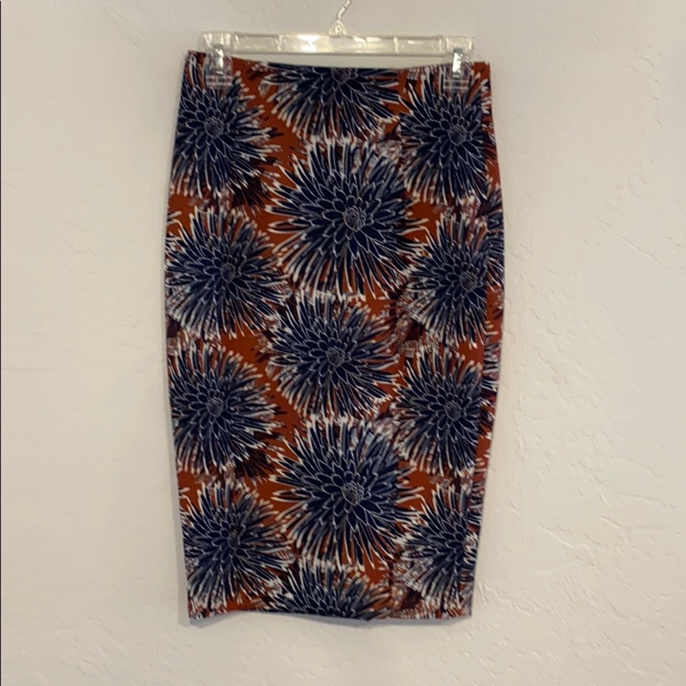 H&M printed pencil skirt